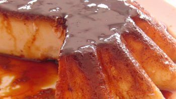 Flan casero.