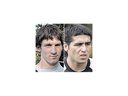 Lionel Messi y Juan Román Riquelme