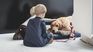 Adult dogs tend to be more tired and sad. Adult dogs tend to be more tired and sad.