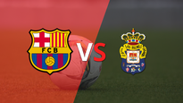 barcelona se impone ante ud las palmas con un marcador 1-0 en el estadio estadio olimpico lluis companys