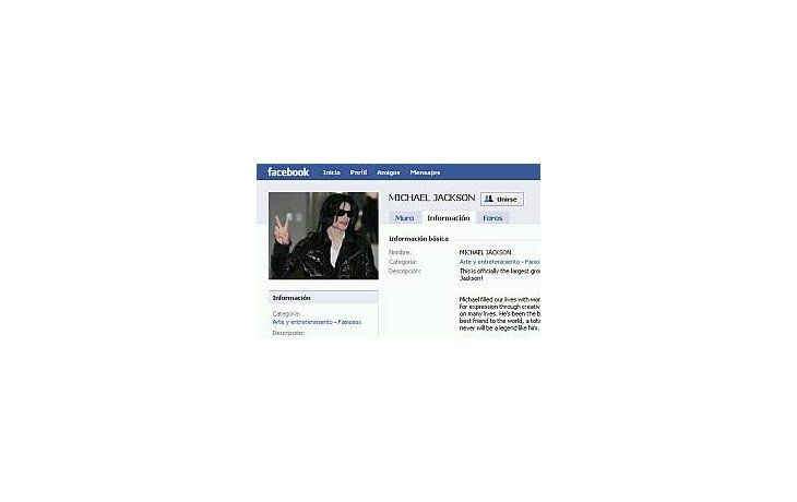 Michael Jackson, el perfil más visitado