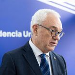 El ministro insistió en que Uruguay debe aportar en la ayuda humanitaria en la Franja de Gaza.  El ministro insistió en que Uruguay debe aportar en la ayuda humanitaria en la Franja de Gaza.