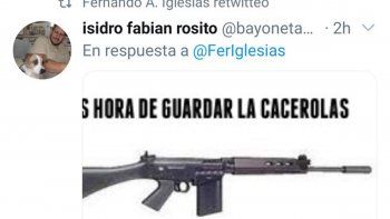 El mansaje retuiteado por error por Iglesias.