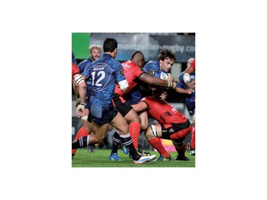 Lección de rugby . Biarritz se impuso a Montpellier y es escolta.