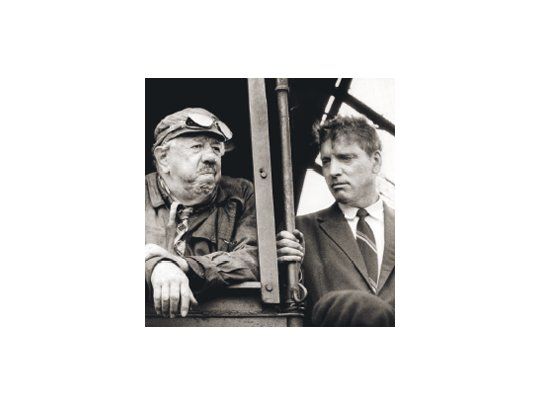 Michel SImon y Burt Lancaster en “El tren”, de John Frankenheimer.