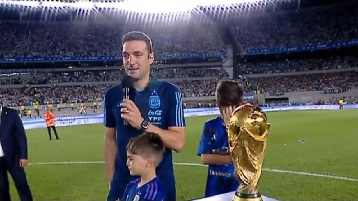 Scaloni burst into tears and spoke to the Argentines: “All this was for and for you”