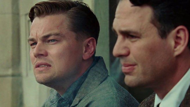 Leonardo DiCaprio y Mark Ruffalo en Shutter Island.