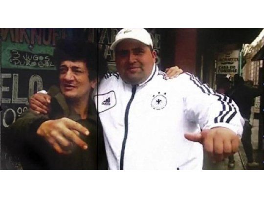 Pity Álvarez junto a Cristian Díaz, asesinado la semana pasada en Lugano.