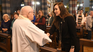 La vicepresidencia prefirió ir a la Basílica María Auxiliadora y San Carlos en Almagro, en CABA, para homenajear al papa Francisco.