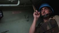 Ignacio Hutin en su viaje por Ucrania.&nbsp;