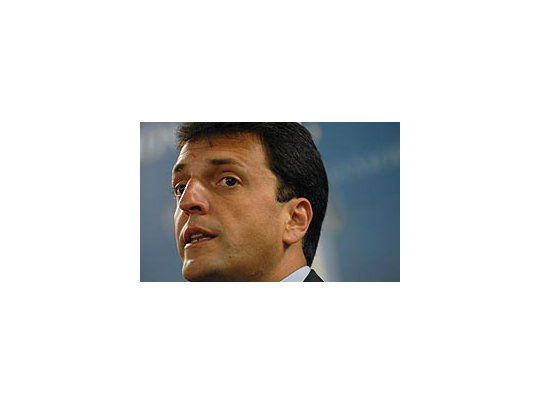 El jefe de Gabinete, Sergio Massa.