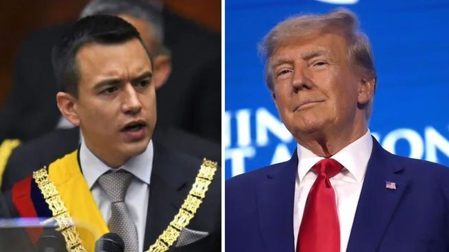 Donald Trump felicitó a Daniel Noboa tras la victoria electoral.&nbsp;