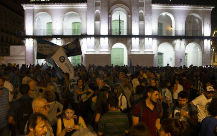 hubo un ruidazo en plaza de mayo