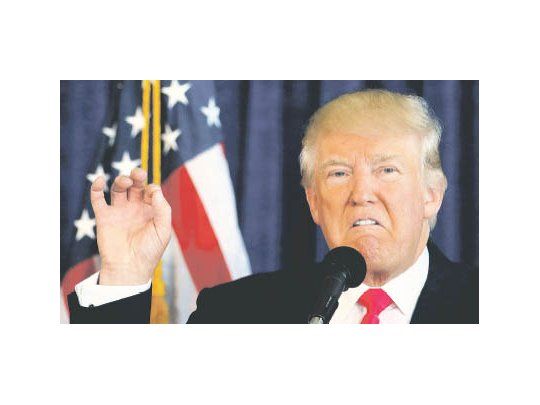 UN CASO PERDIDO. Donald Trump no puede con su genio y provoca permanentes controversias.
