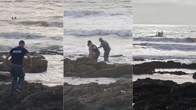 El momento en que el joven argetino desapareció en Punta del Este.