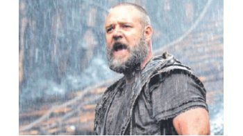 Russell Crowe, de gladiador a Noé en la producción bíblica no convencional, que fue prohibida en cuatro países musulmanes. El actor está empeñado en que Francisco bendiga el film.