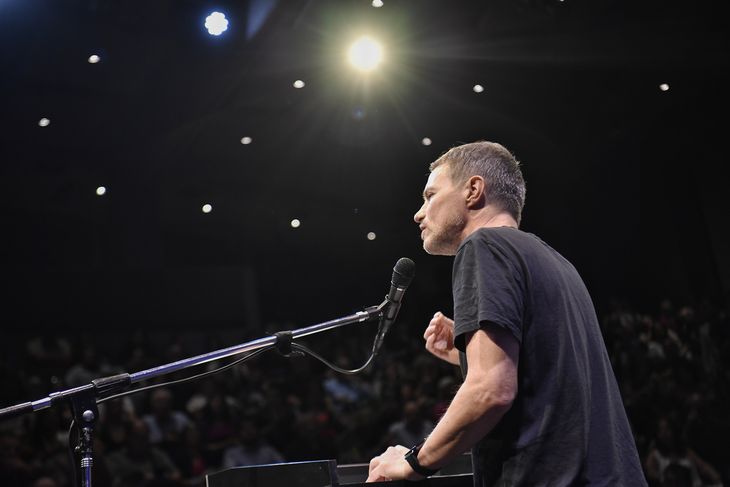 El ministro bonaerense, Augusto Costa, durante su alocución en el acto de este jueves. El ministro bonaerense, Augusto Costa, durante su alocución en el acto de este jueves.