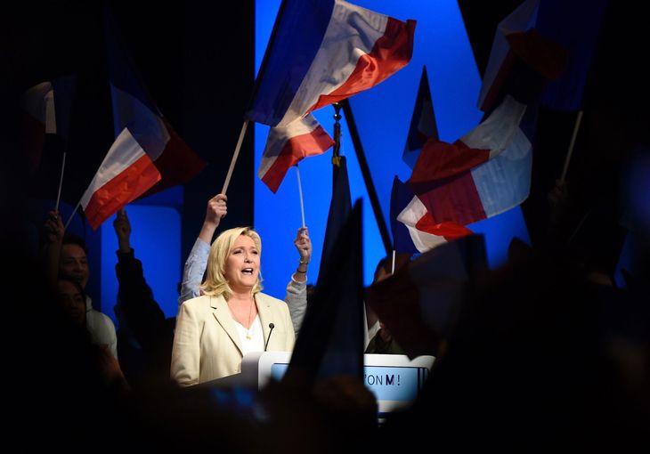 La candidata de la extrema derecha a la presidencia de Francia