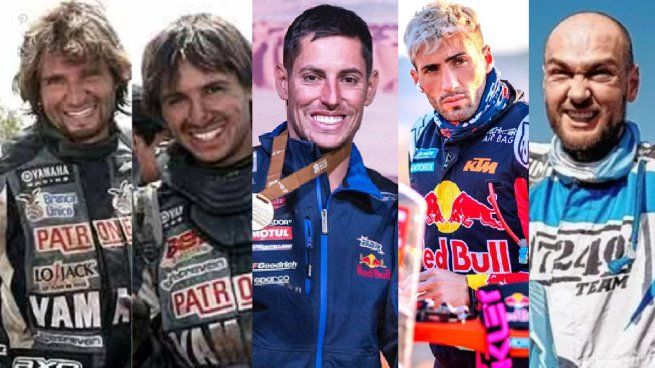 Todos los campeones argentinos en el Rally Dakar