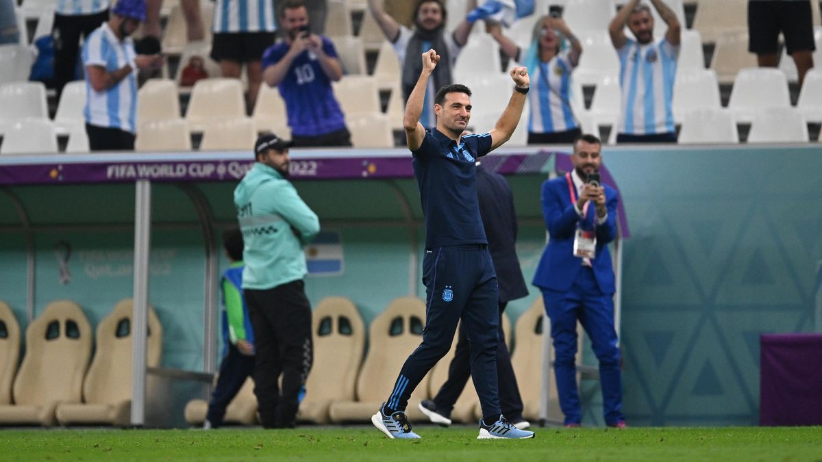 Scaloni, excited and happy: “Argentina is on the football pedestal”