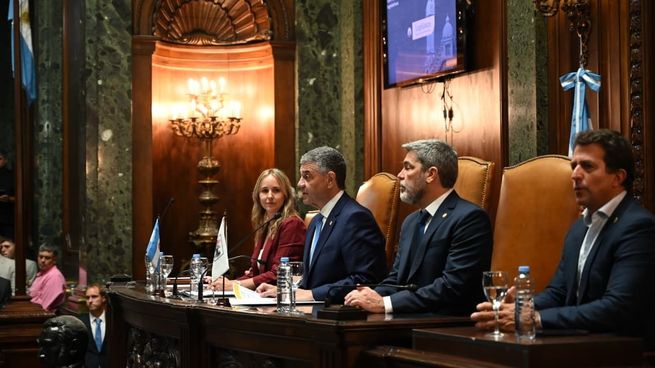 El jefe de Gobierno, Jorge Macri, durante la apertura de sesiones de este lunes.&nbsp;
