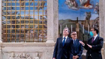 francisco recibio al secretario de estado de joe biden