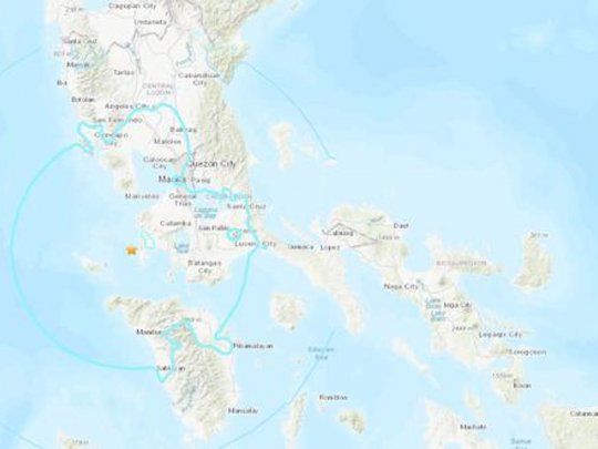 Un sismo de magnitud 5,7 sacude la principal isla de Filipinas.