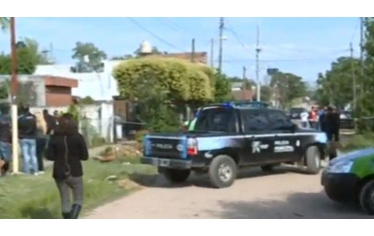 El lugar de la masacre (captura de TV)