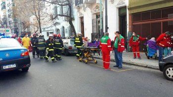 Las personas que fueron trasladadas presentaron signos de haber aspirado monóxido de carbono.