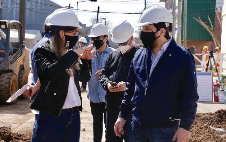 Avanza obra cloacal en San Martín que beneficiará a 10 mil vecinos