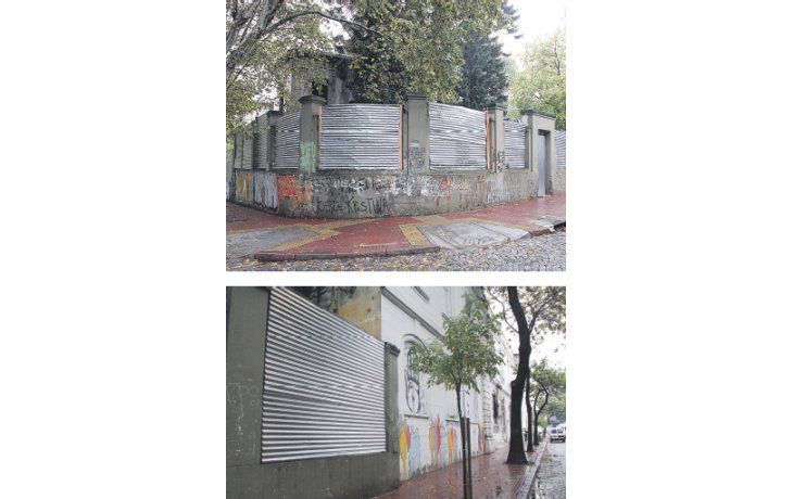 Las paredes del ex Patronato de la Infancia fueron ayer tapiadas por orden judicial.