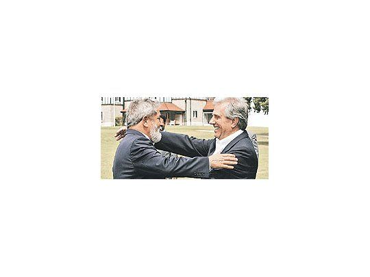 Tabaré Vázquez recibió a Lula en la estancia presidencial de Anchorena, en Colonia. Lasdificultades de Uruguay en el Mercosur fueron el eje de las conversaciones.