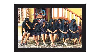 “Las plañideras”, del fotógrafo y artista venezolano Antonio Briceño.