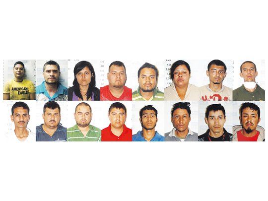 Estos son los detenidos por la última matanza de inmigrantes centroamericanos perpetrada por la mafia del narcotráfico en el norte de México. En algo más de cuatro años, la violencia de los carteles dejó 36.000 muertos en ese país.