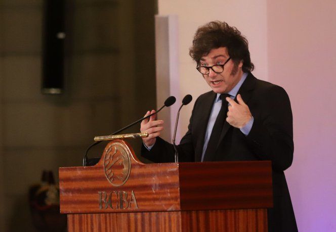 Javier Milei explained how the end of the puts will come about. Javier Milei explained how the end of the puts will come about.
