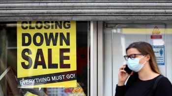 La pandemia representó un duro golpe para la economía británica.
