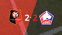 stade rennes empato 2-2 en casa con lille
