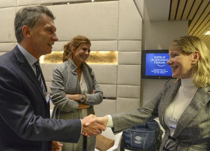 Mauricio Macri tuvo un encuentro con Margarita Louis Dreyfus, presidenta de Louis Dreyfus Holding.