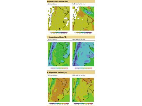 Escasas lluvias en el área agrícola
