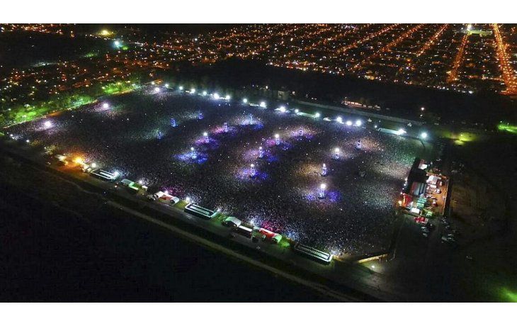 El Indio Solari dio su último show en vivo en Olavarría en 2017. El Indio Solari dio su último show en vivo en Olavarría en 2017.