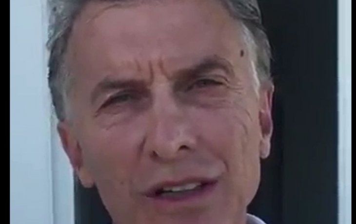 macri a los venezolanos: les mando fuerza para seguir luchando