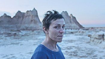 Nomadland. Frances McDormand, protagonista del film de Zhao.