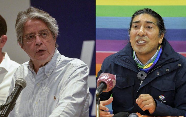 Guillermo Lasso y Yaku Pérez.