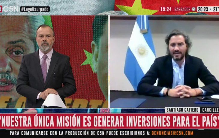santiago cafiero: en el mundo se desperto un interes por escuchar a alberto fernandez