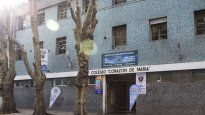 Colegio Corazón de María donde hubo un escape de gas este viernes.