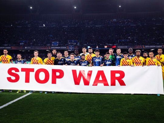 El fútbol ucraniano dijo basta tras el conflicto bélico con rusia.