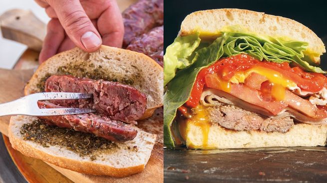 El choripán y el chivito, dentro de los 25 mejores sándwiches del mundo.