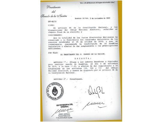 Asamblea mañana para convocar al balotaje