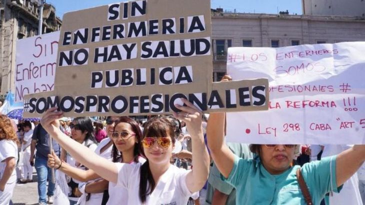 The nurses go on strike for 24 hours to stop the initiative of the PRO and allies. The nurses go on strike for 24 hours to stop the initiative of the PRO and allies.