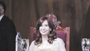 visita. Cristina de Kirchner expuso ayer en Honduras, donde está de visita para asistir a la asunción de la presidenta Xiomara Castro.